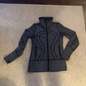 Lululemon In Stride Heathered Grey Jacket